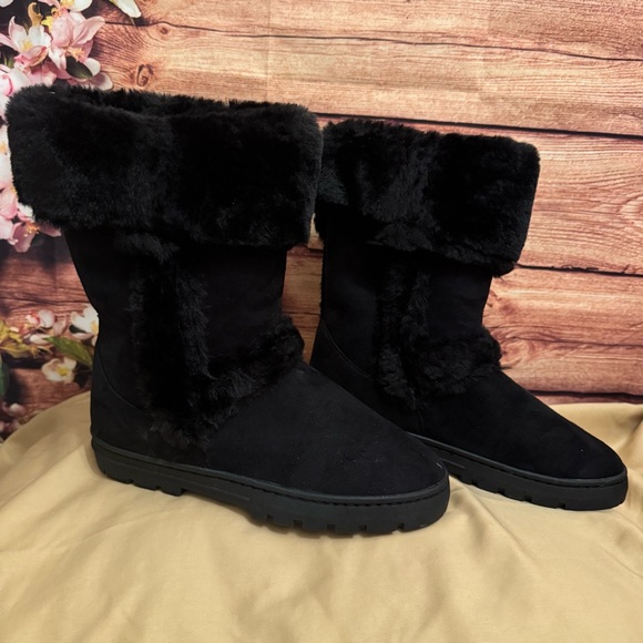 Style & Co. Black Witty Winter Boots with Plush Lining - Picture 2 of 5